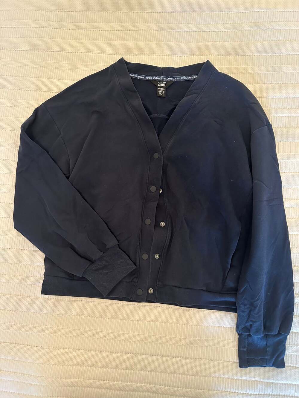 Athleta Girl 14 Button Up Cardigan